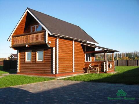 Новый рубленный дом в д.Дубки - 69 км Щелковское шоссе