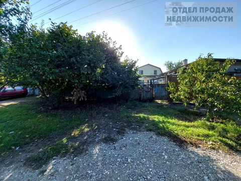 Участок с фундаментом