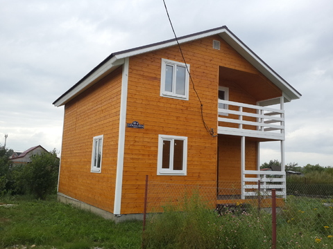 Продается новый дом 110м2 на 5 сот. в д. Цибино, ул. Пименовка, 50 км