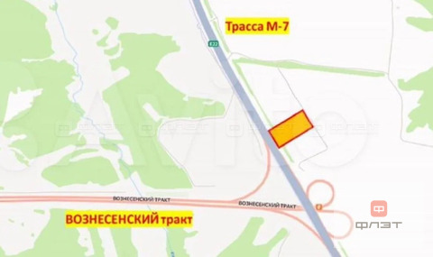 Продажа участка, Пестречинский район, М-7 Волга