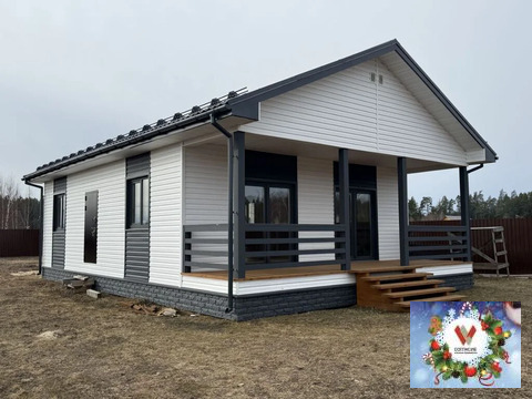 Продаю дом 90 кв.м. в дер. Дворищи 10 сот. забор