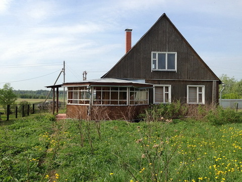 Бревенчатый дом и баня на 13 сотках в д.Захнево, Рузского района