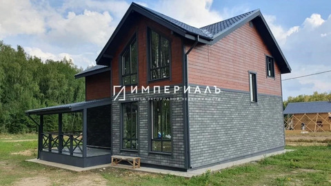 родаётся новый дом из блока на ПРИЛЕСНОМ участке в деревне Рязанцево