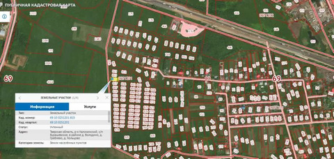 Кадастровая карта савватьево тверь