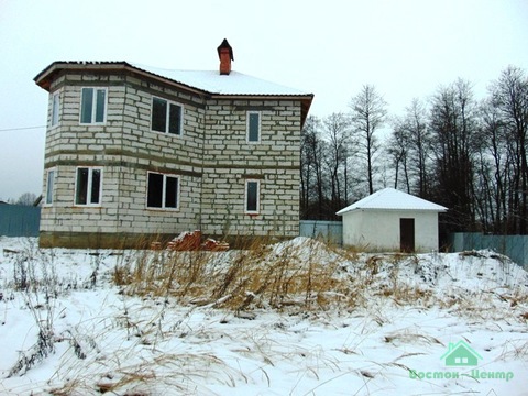 Дом с баней и гаражом в деревне Грибаново - 80 км от МКАД