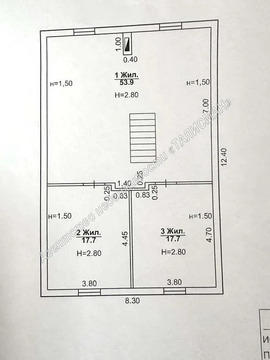 Продается 2-х этажный дом, 8 сот., г. Таганрог, ул. Паустовского