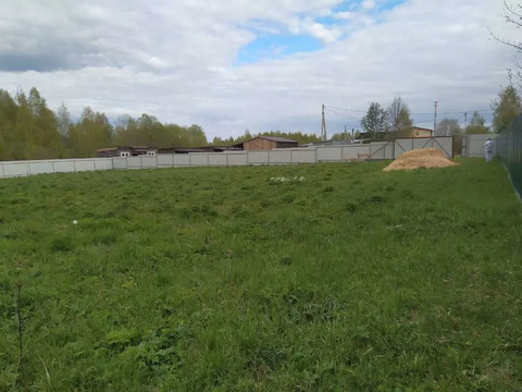 Проданется участок земли в деревне Новокурово Рузский раайон