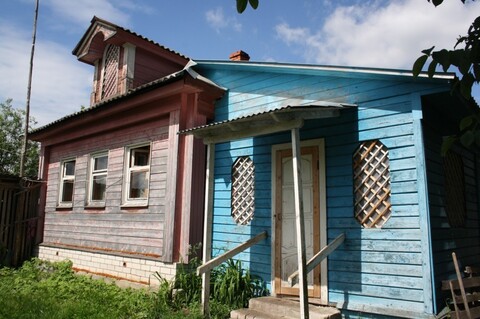 Бревенчатый дом в деревне Киржачского района
